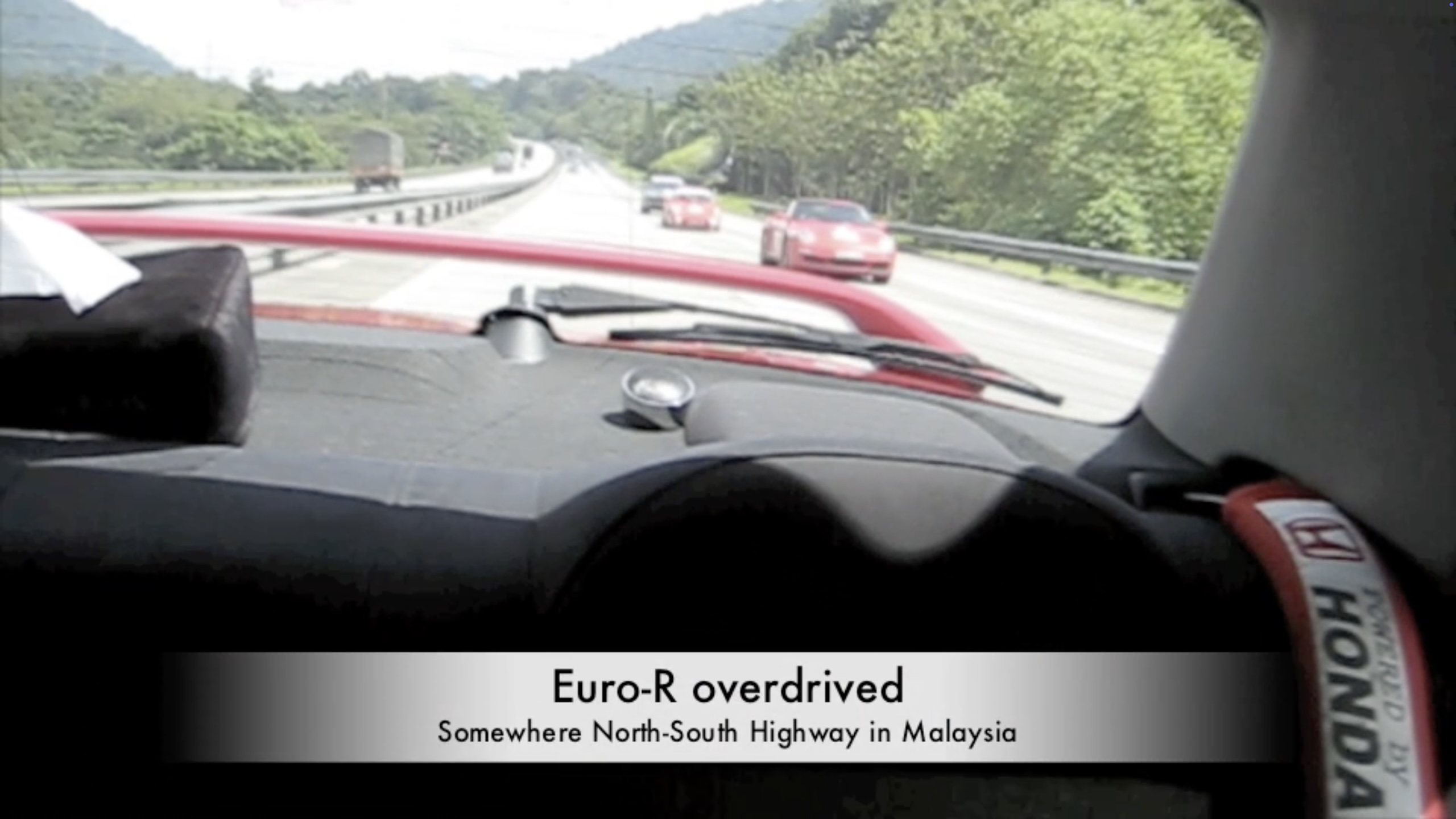 Honda Euro-R On Highway Exit