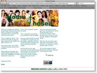 In 1997 Home of Hosea Website